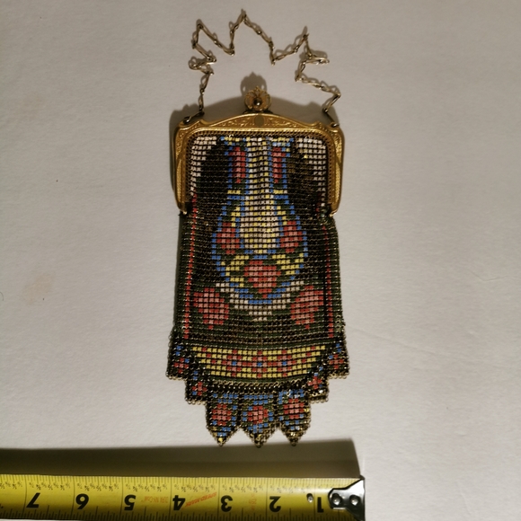 Whiting & Davis 1920's chainmail mesh Purse - Picture 3 of 4